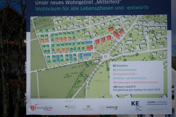 Übersichtsplan des Baugebiets Mittelfeld 3