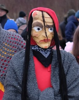 Maske der Fasnetsgruppe Hörnles Hexa Maske der Fasnetsgruppe Hörnles Hexa